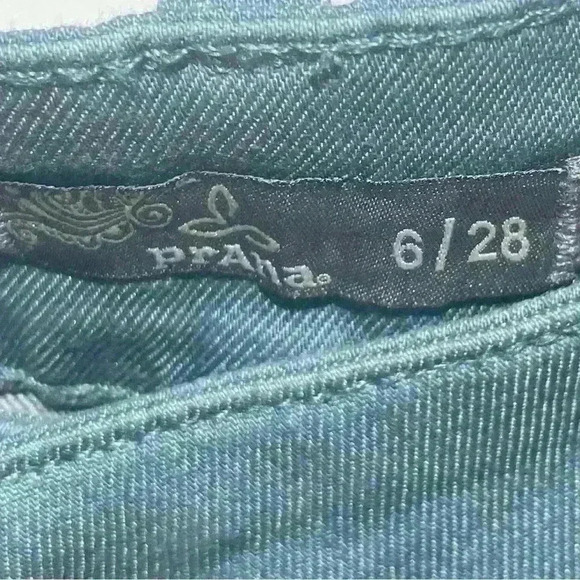 Prana olive green motto skinny jeans SZ 28 - Picture 3 of 3